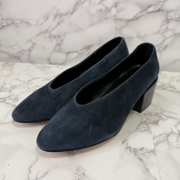 Vaneli Women’s Blue Suede Heels Shoes sz 6 NEW # Bag 25-V - Picture 1 of 10